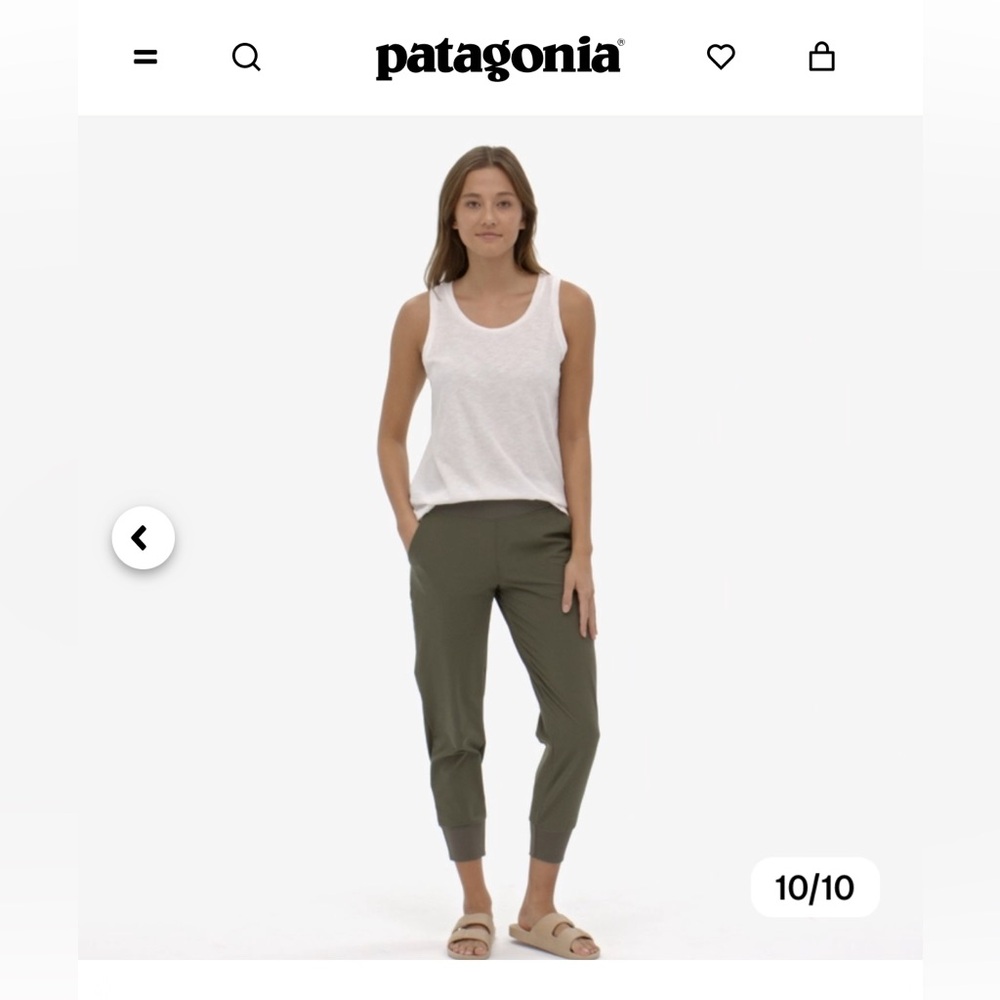Patagonia women’s happy hike studio pants joggers medium
